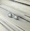 Boucles d'oreilles IRISÉE Argent 925 &Opale