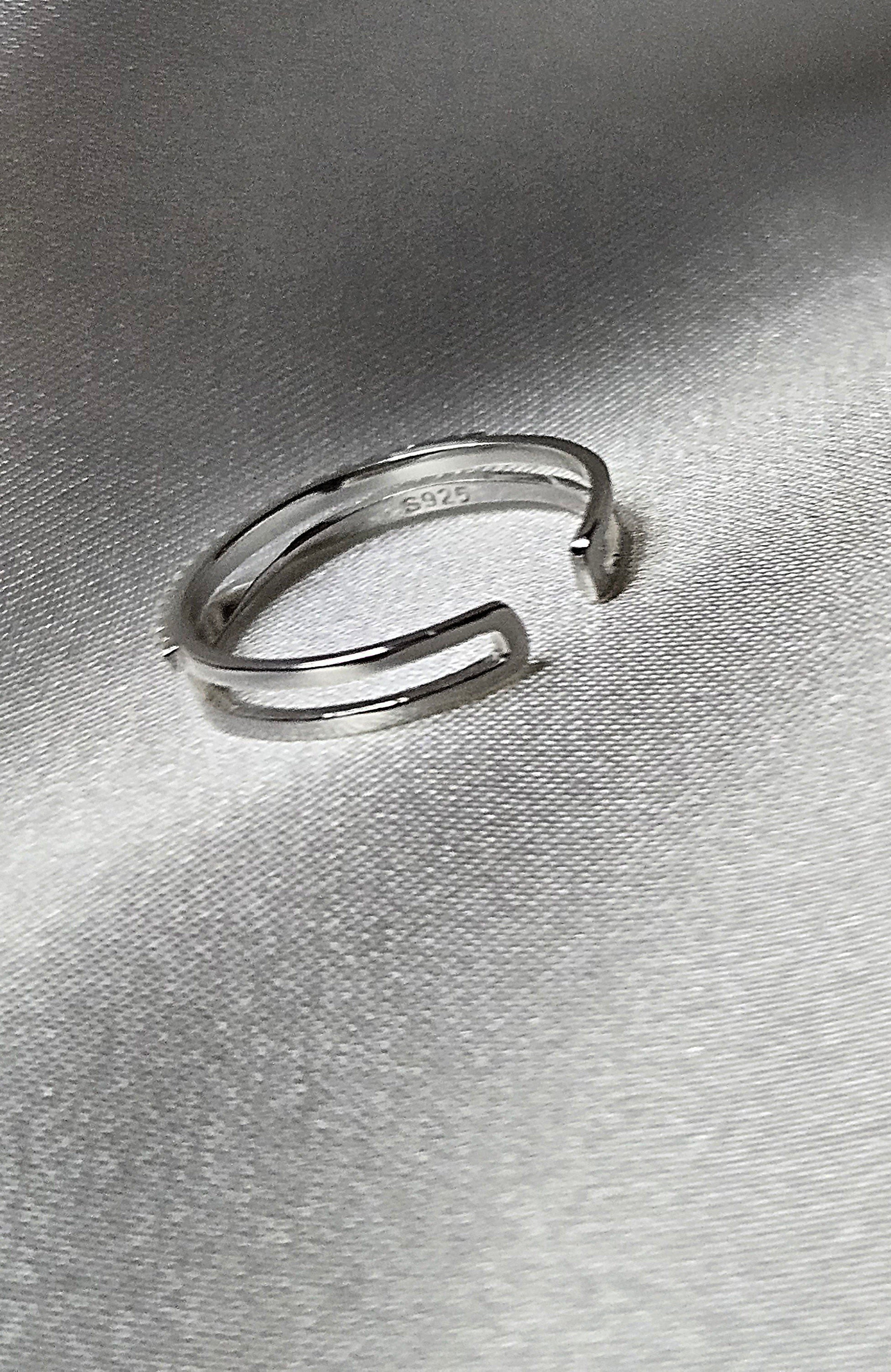 Bague PURE (T.réglable 49-53) Argent 925