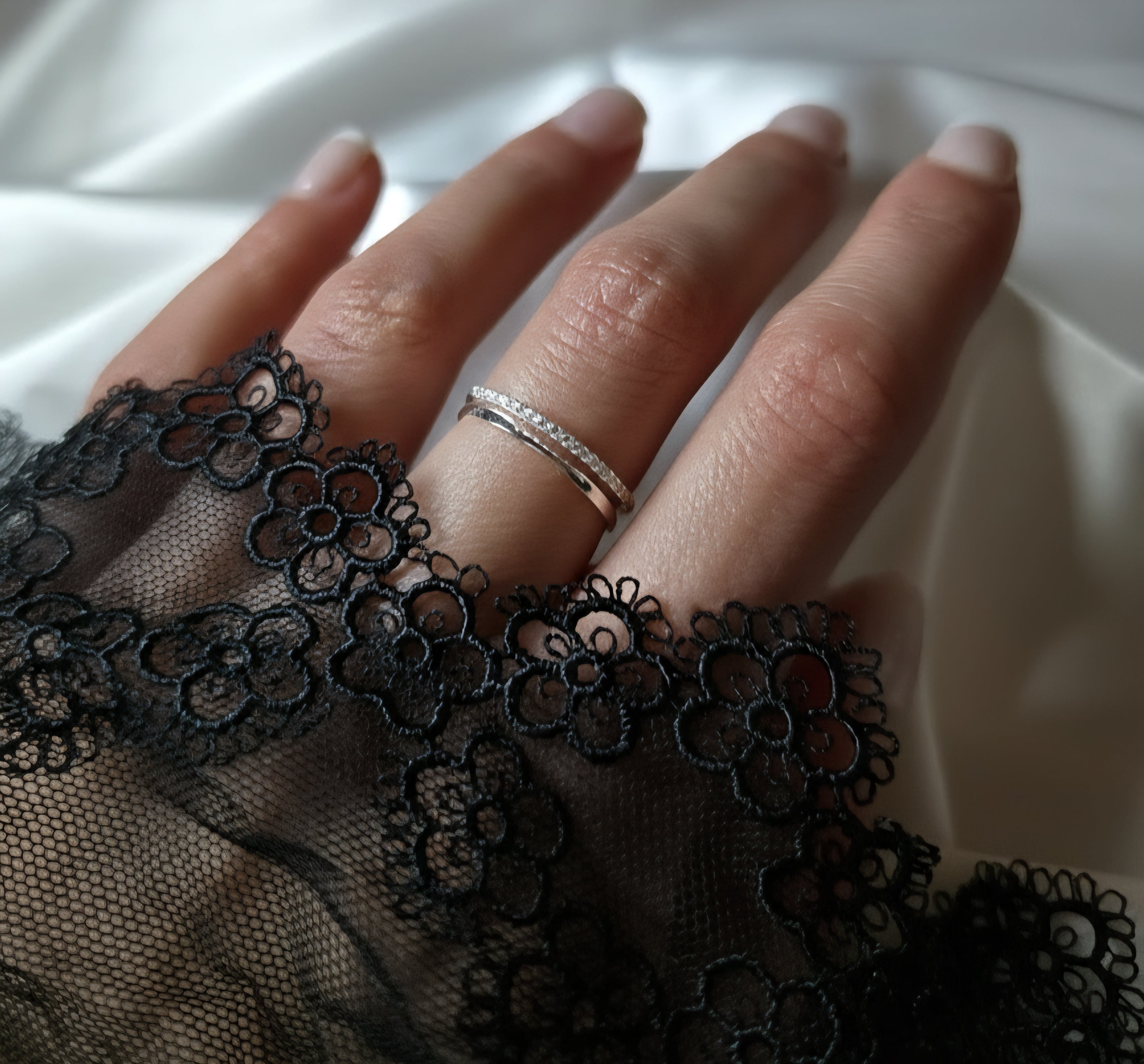 Bague PURE (T.réglable 49-53) Argent 925