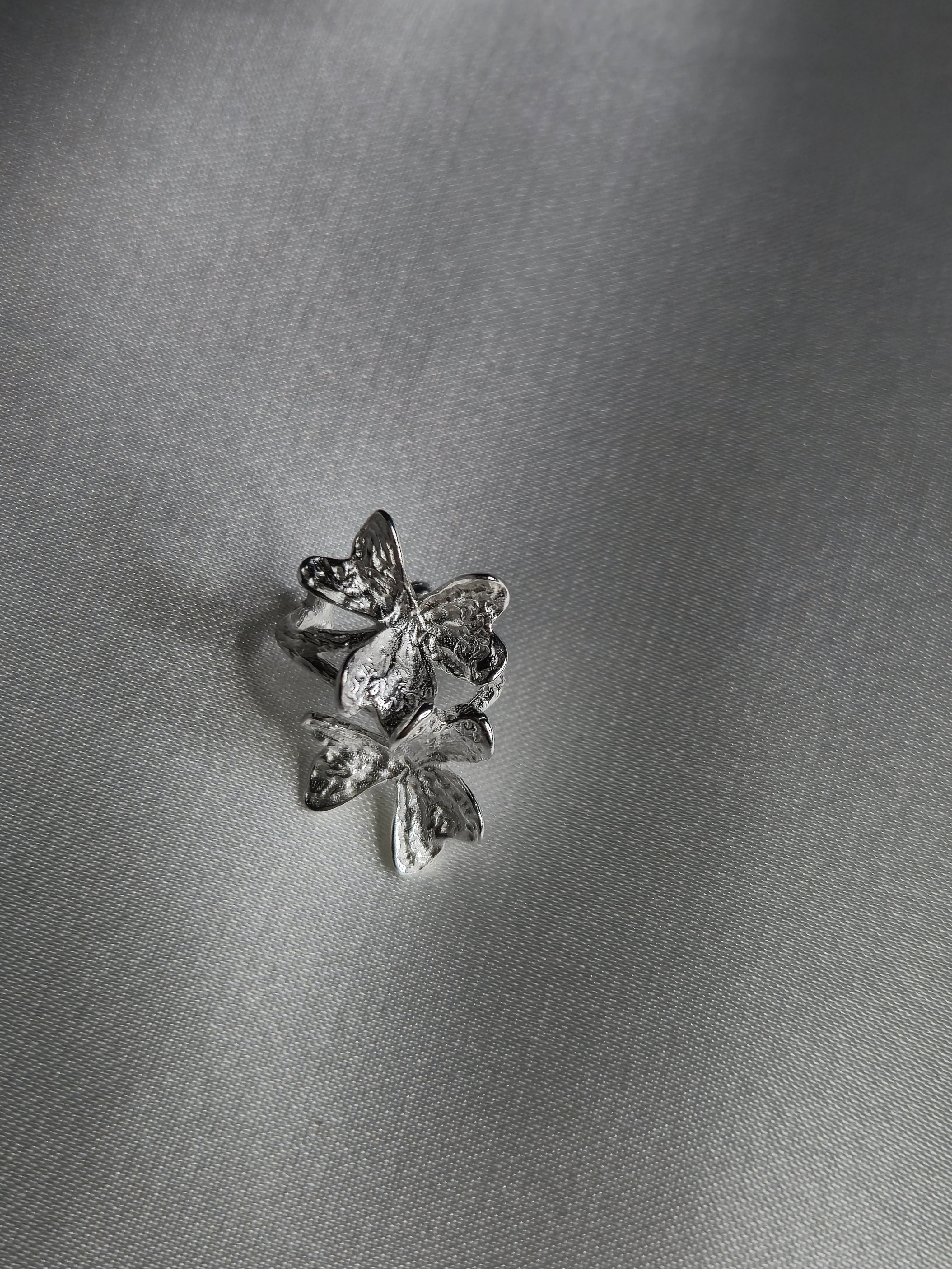 FLORA Manchette d'Oreille Argent 925