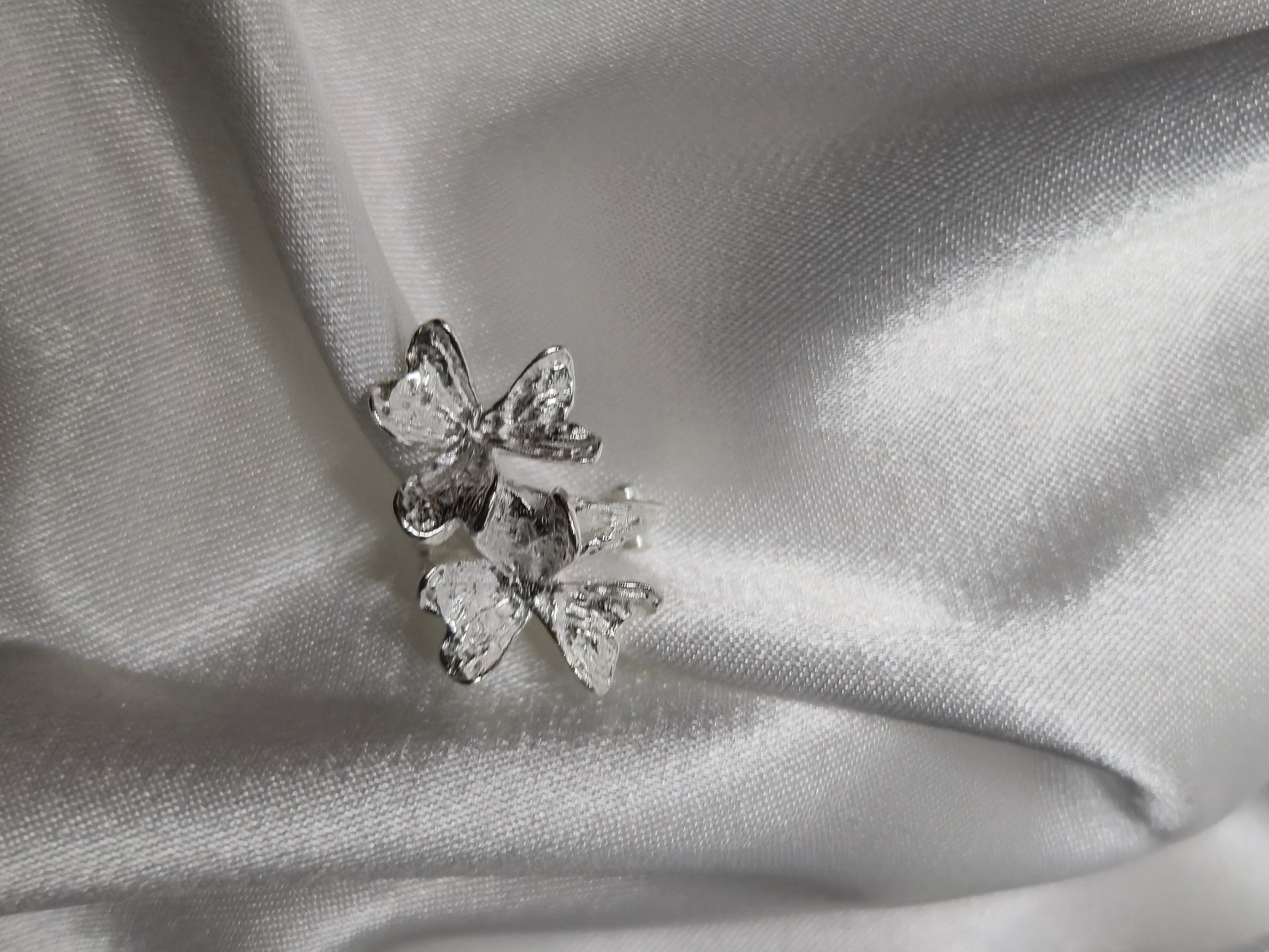 FLORA Manchette d'Oreille Argent 925