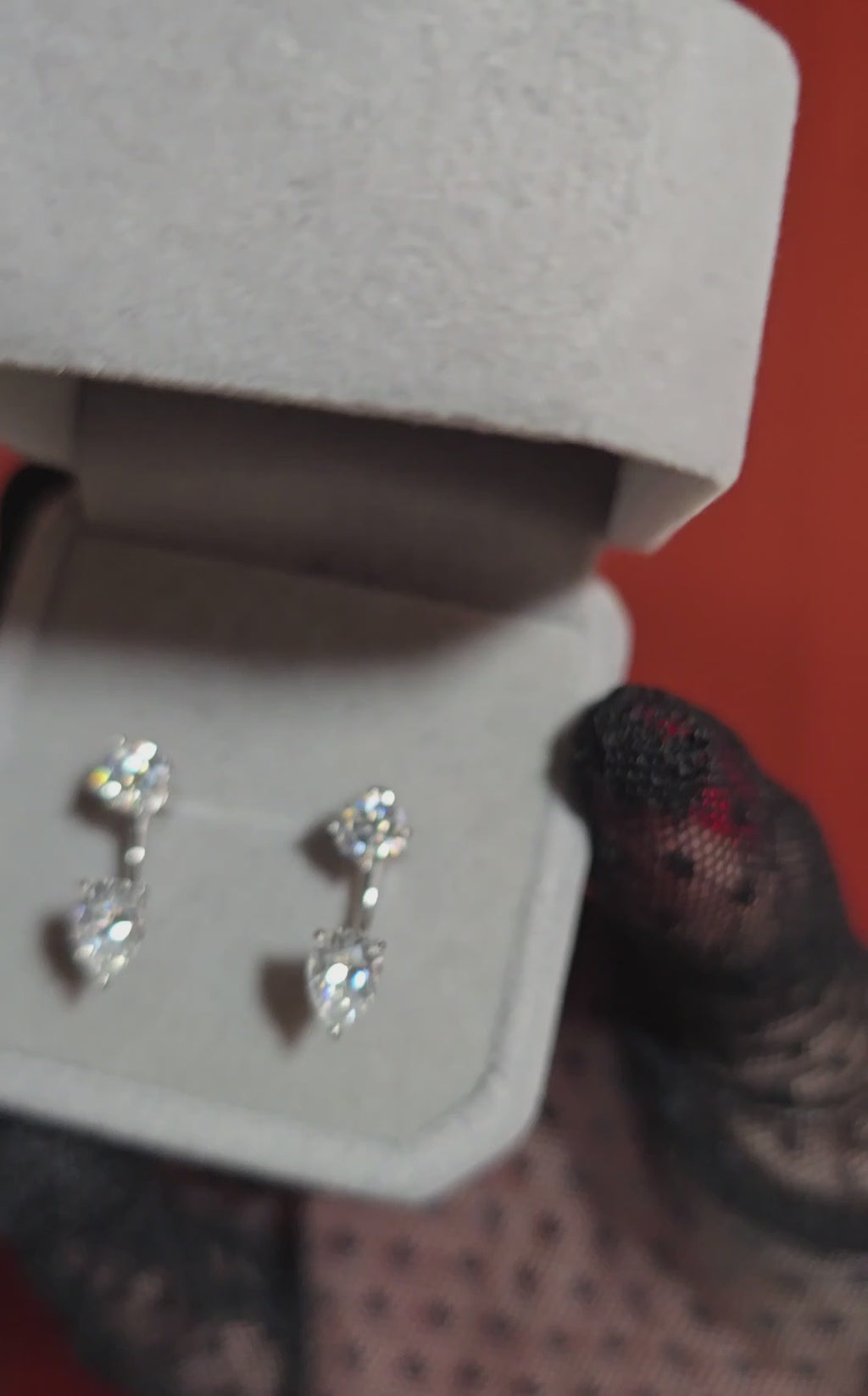 Boucles d'oreilles EVE Moissanite