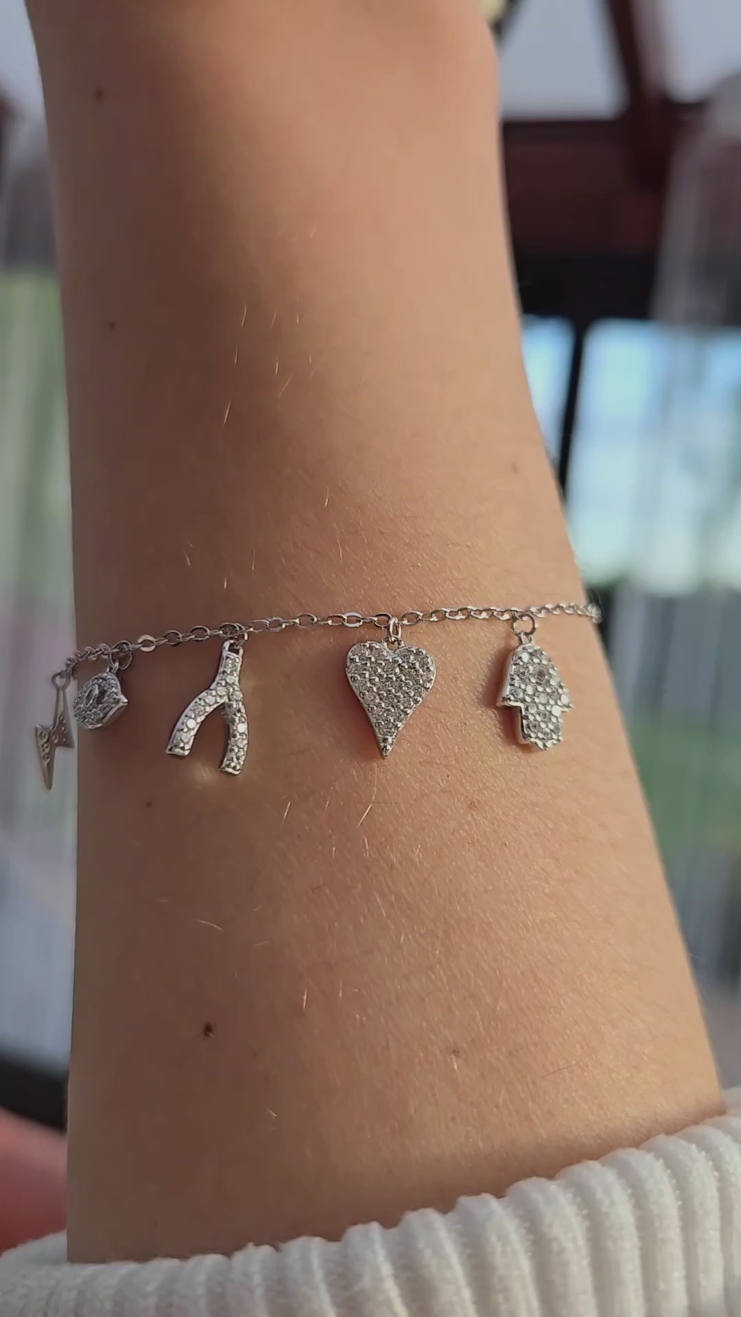 Bracelet HARMONIE Argent&Zirconium