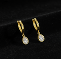 Créoles Luz Moissanite Dorées