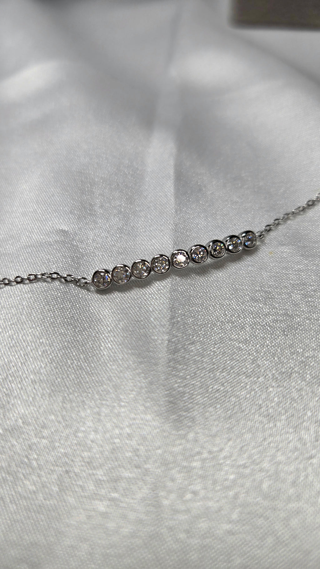 Bracelet Finesse en Moissanite & Argent 925
