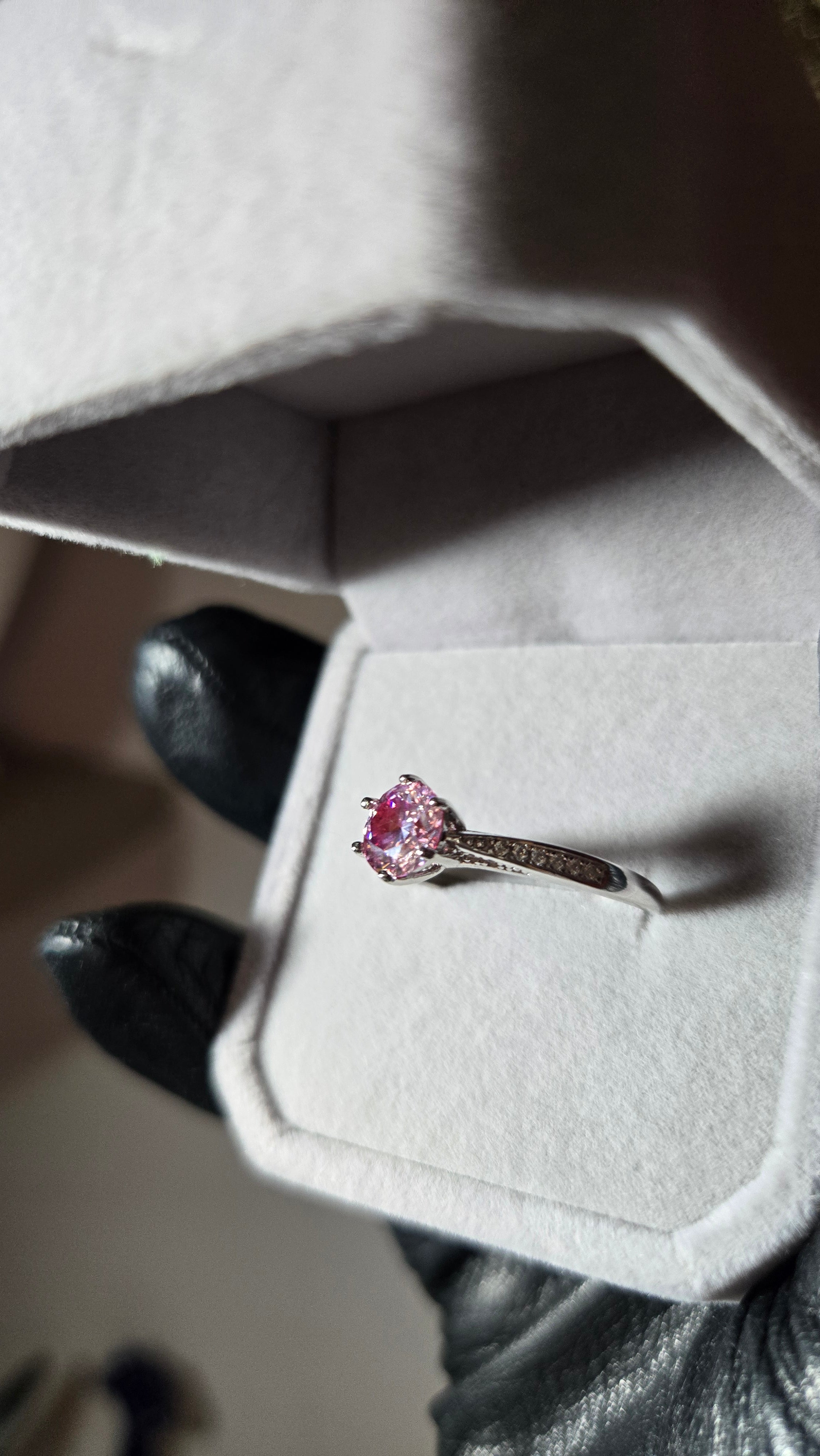 Solitaire REINA Moissanite (T.réglable)