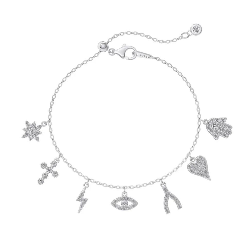 Bracelet HARMONIE Argent&Zirconium