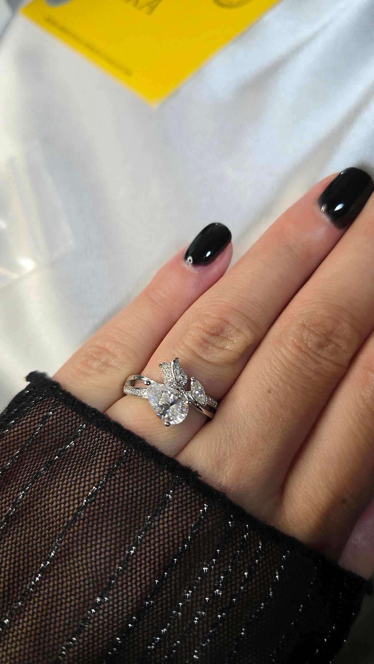 Bague TULIPE 🌷 Moissanite