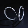Créoles Céleste Moissanite