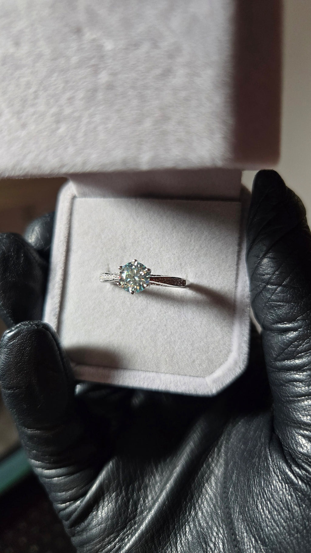 Solitaire REINA Moissanite (T.réglable)