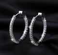 Créoles Céleste Moissanite