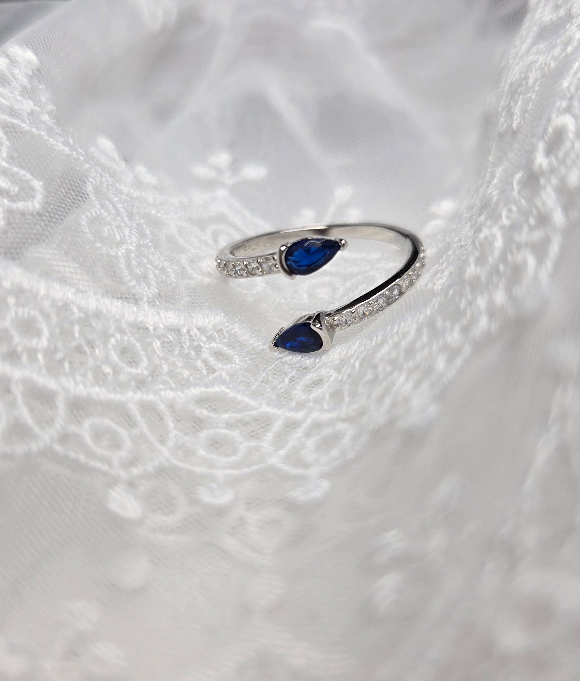 Bague AZUR (T.réglable)Argent 925